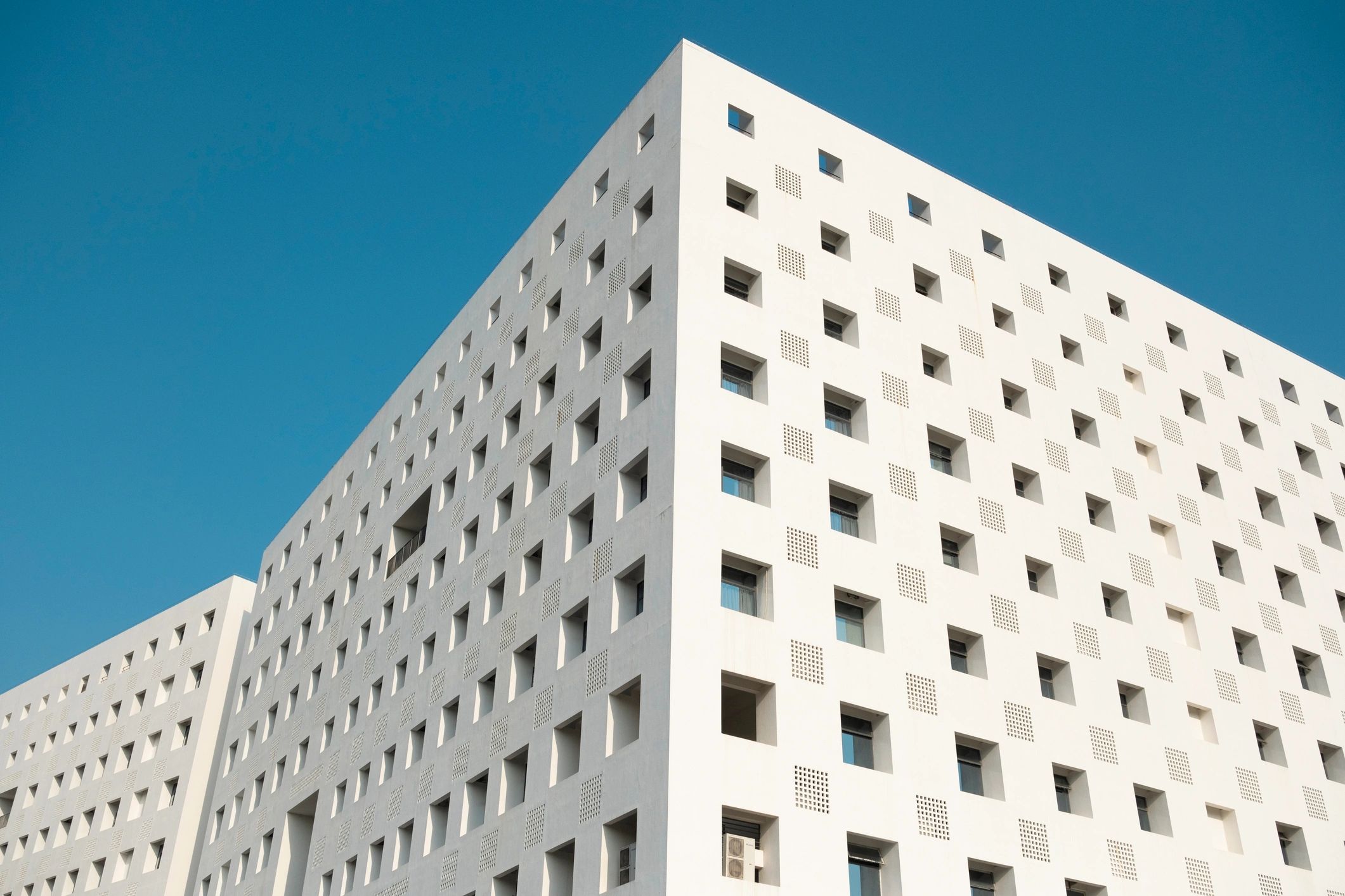 commercial building exterior modern high-end
